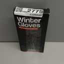 rivmount Winter Waterproof Ski Snow Warm Gloves for Women Men, Windproof Cold Weather Thermal with Touchscreen Fingers, for Running Driving Cycling Hiking Biking Outdoor Sports Daily Work (Medium, Black)