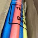Hollowfly 12 Pcs Pool Noodles Bulk Foam Swimming Noodles Small Hollow Bright Foam Tube Pool Sticks for Craft Projects Adults Swimming Floating (40 x 1.6 Inches,Red&Yellow&Blue)