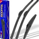 3 wipers Replacement for 2012-2019 Toyota Prius C, Windshield Wiper Blades Original Equipment Replacement - 28"/14"/8" (Set of 3) U/J HOOK
