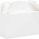 HUAPRINT 30 Pack White Gift Boxes,9.45x5x5 inches Treat Gable Box For Party Favor Goodie Birthday Baby Shower Wedding Christmas
