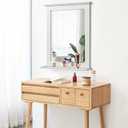 Wall-Mounted Multipurpose Vanity Mirror with Shelf, 1 Ct, HW61553WH