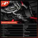 A-Premium Left and Right 2-PC Exhaust Manifold Catalytic Converter Kit Direct-Fit Compatible with Nissan Frontier 2002-2004 3.3L, Xterra 2002-2004 3.3L, EPA Compliant, Replace# 140029S210