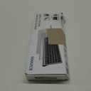 Wireless Keyboard and Mouse Ultra Slim Combo, TopMate 2.4G Silent Compact USB 2400DPI Mouse and Scissor Switch Keyboard Set with Cover, 2 AA and 2 AAA Batteries, for PC/Laptop/Windows/Mac-Silver White