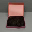 Natural Curly Hair Topper for Women-20inch Lightweight & Breathable Topper Hair Pieces for Thinning Hair, Heat Resistant Fiber Wiglet with Lace Edge to Blending well, Perfect for Daily Use & Styling (Chocolate Brown)