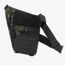 Tactical Shoulder Chest Bag Personal Pocket Pack for Men Crossbody Sling Daypack Anti-Thief Conceal Carry gun Bag, Black Camouflage