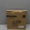 Shower Caddy Corner with Soap Holder, No Drilling Shower Shelves-Rustproof, Adhesive Shower Organizer Corner for Dorm. Black, 4-Pack