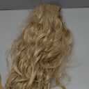 Linfairy 70S Long Blonde Wavy Hippie Wigs Halloween Cosplay Costume Wig for Women Party