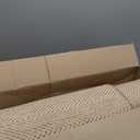 DEXI Dirt Trapper Door Mat, 20x31 Washable Doormat, Dirt Resistant and Absorbent, Easy Clean Low-Profile Floor Rugs for Entryway, Front Door, and Inside Entrance, Brown