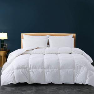 Cozynight Down Alternative Comforter-All Season Twin XL Comforter Duvet Insert with Corner Tabs-Breathable-Box Stitched Reversible White Comforter 68x90 inches