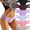 Knowyou Seamless Underwear for Women Sexy Bikini Panties Cheeky High Cut Hipster Stretch Cute Panty for Ladies
