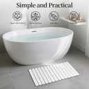 XLarge Stone Bath Mat, 32x20 inch Roll Out Stone Bath Runner, 31.5x19.7''