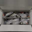 Ensenior 12 Pack 8 Inch LED Recessed Ceiling Light, Dimmable, 2700K-5000K 5CCT, 1600LM 18W 120V, High Brightness Canless Wafer Downlight - ETL&FCC&IC (2700k/3000k/3500k/4000k/5000k - 5cct White)