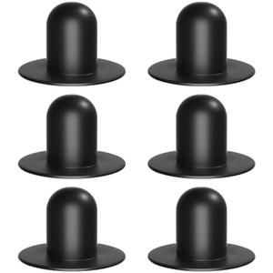 6 PCS Pool Strainer Wall Plugs for Above Ground Swimming Pools Stopper Replacement Compatible for Intex Bestway Coleman Filter Pump Water Stopper Drainer (Black) 2 Pack