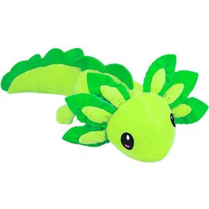 ZEKLZD Axolotl Plush Toy,14" Axolotl Stuffed Animal,Salamander Axolotl Plush Doll Gifts for Boys Girls Birthday Christmas, New Year (Green)