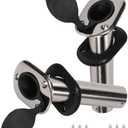 2PCS Flush Mount Fishing Rod Holder Stainless Steel, 30 Degree