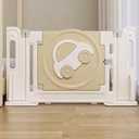Baby Gate for Stairs Dog Door Pet Door for Stairs, porches and fireplaces Strong Suction Cup Reinforced can be Changed at Will（40.94“）