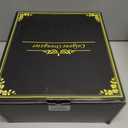 Cologne Organizer for Men4 Tier Wood Perfume Display Stand with Velvet Lining Drawer and Hidden Compartment Perfume Organizer for MenGreat Gift for Man (Walnut Black)