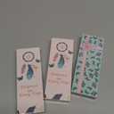 SET OF 3, Bookmarks for Women Christmas Gifts - Stocking Stuffers for Women Teachers Mothers Friends Book Lovers, Unique Cute Butterfly Metal Feather Flower Vintage Bookmark, Gift Ideas for Birthdays