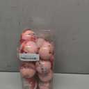 Pink Christmas Decor - Pink Christmas Tree Decorations Snowman Santa Candy Hanging Ornaments Balls, Cute Decorations Ball 2.36 Inch for Xmas Tree Party Home HolidayXmas Gifts Set of 16Pcs