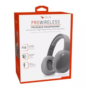 HELIX Pro Wireless Foldable Headphones Grey