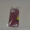 for iPhone 17 Pro Max Phone Case Silicone, Minimalist Ultra Thin Slim Soft Rubber Gel Solid Color Matte TPU Cute Case for Women Men, Girly Plain Aesthetic Design & Camera Cover, Burgundy Maroon