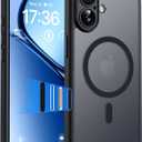 TOCOL for iPhone 17 Case with Camera Control Capture Button, Compatible with Magsafe Charger, Built-in Magnetic Ring, Translucent Matte Phone Case for iPhone 17 6.3 inch (Key Black)