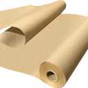 Made in USA Kraft Paper Wide Jumbo Roll 48" x 1200" (100ft) Ideal for Gift Wrapping, Art, Craft, Postal, Packing, Shipping, Floor Protection, Dunnage, Parcel, Table Runner, 100% Recycled Material