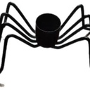 Spider Cone Candlestick, Suitable for Halloween Dining Table, Home Horror Party Decoration (3-Piece Set)