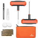 ETENWOLF Flat Tire Repair Kit with Plugs 16 Pcs, Heavy Duty 16pcs, Grey