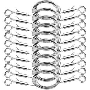 10PCS Adjustable Picture Hanging Wire Kit,4.9FT Heavy Duty Stainless Steel Rope Perfect for Hanging Mirrors,Frame,Artwork,Lamps,Birdcages,Basket Flowerpot Hold Up to 66lbs.