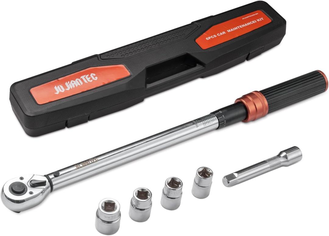 6-Piece 1-1/2" Drive Click Torque Wrench Set