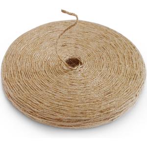 PerkHomy Garden Twine Strong Natural Jute 400 Feet Long Brown Twine for Gardening Tomato Climbing Plant Tie Floristry Crafts Gift Wrapping Packing Decor (Brown 2mm * 400feet)