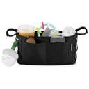 Skip Hop Universal Stroller Organizer, Grab & Go Ultra, Black