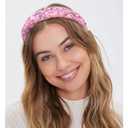 YISSION 1PC Stone Headband for Women Girls Non Slip Head Band Purple Jeweled Hairband Fashion Padded Headbands for Women Hair Accessories for Women Girls