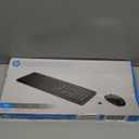 HP Wireless Keyboard and Mouse Combo - Full Size Membrane Chiclet Style Keyboard, 3-Zone Layout, 2.4GHz Wireless Connection, Compatible with PC, Mac