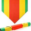 Baseball Training Home Plate 17 Inch Colored Pitching Plate Softball Baseball Bases Tools for Pitching and Hitting Practice (Green Yellow Orange)