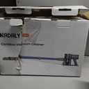 NADALY Cordless Vacuum Cleaner, 550W 45Kpa 65Mins Vacuum Cleaners for Home, Stick Vacuum with LED Display, Anti-Tangle, Self-Standing, 8-in-1 Lightweight Vacuum for Hardwood Floor/Carpet/Pet Hair (Blue+red)