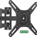 ELIVED Full Motion TV Monitor Wall Mount for Most 14-42 Inch LED LCD Flat Screen TVs & Monitors, Swivel Tilt Extension Rotation tv Mount Bracket Max VESA 200x200mm, up to 44 lbs. (3 Arms: 14.8")