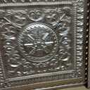 Art3d Drop Ceiling Tiles, Glue up Ceiling Tiles, 2'x2' Plastic Sheet in Antique Gold (12-Pack, 48 Sq.ft), 24"x24"