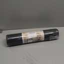 Kitchen Mats for Floor, Super Absorbent Kitchen Rugs Non Slip Washable, Soft Imitation Linen Braided Kitchen Runner Rug, Standing Mat Sink Mat, Easy to Clean, Black 17x47