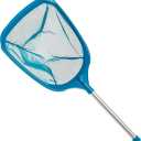 U.S. Pool Supply Professional Spa, Hot Tub, Pool Hand Leaf Skimmer Net with 12" Aluminum Pole - Deep Ultra Fine Mesh Netting Bag Basket, Clean the Finest Debris - Pond Small Kid Kiddie Inflatable Pool