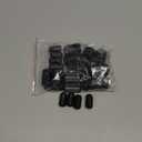 20Pcs Clip-on Ferrite Ring Core RFI EMI Noise Suppressor Cable Clip for 3mm/ 5mm/ 7mm/ 9mm/ 13mm Diameter Cable, Black