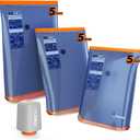 Vacuum Storage Bags with Rechargeable Cordless Pump,15 Pack 3 Size Compression Packing Cubes Seal Bags, Space Saver for Clothes and Clothing Blankets Organization Space Saving