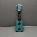 Trendy Soprano Ukulele for Beginners 21 Inch Hawaiian Wood Ukelele for Adult Student Starter (Light Blue)