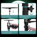 Adjustable Support Pole, Cabinet Jacks for Installing Cabinets, Telescoping Support Poles Range from 45.2'' to 114.2'' Third Hand Tool for Installation, 132 LB Capacity, 4 Packs, 45-7/10~114-1/5 4PCS