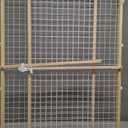 MidWest Homes for Pets Wire Mesh Pet Safety Gate, Dog Gate Expands From 29 - 50 Inches Wide, 44 Inches Tall, Wood, Powder Coated Wire (Large)