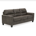 Ashley Wrenway Sofa, Smoke Color, Overall Dimension 87"Lx 38"Wx 33"H