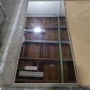 Full Length Standing Mirror,Large Floor Mirror with Aluminum Frame for Bedroom, Bathroom, Living Room,Wall Mount or Freestanding Design(with Stand,Rect 75x35-Gold)