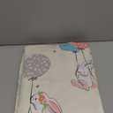 J-pinno Cute Cartoon Rabbit Bunny 100% Cotton 3 Pieces Twin Sheet Set for Kids Girls Children Flat Sheet + Fitted Sheet + Pillowcase Bedding Decoration Gift Set