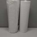 14" x 4" Large Outdoor Candles, Waterproof Flickering LED Flameless Candles with Timer, Battery Operated Candles with Remote Control Realistic Fake Pillar for Patio Porch Lanterns, White Pack of 2